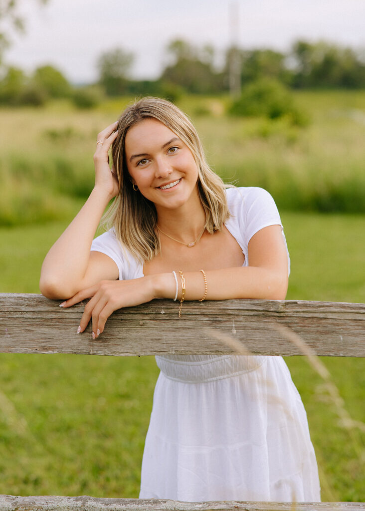 Summer flower field portraits.