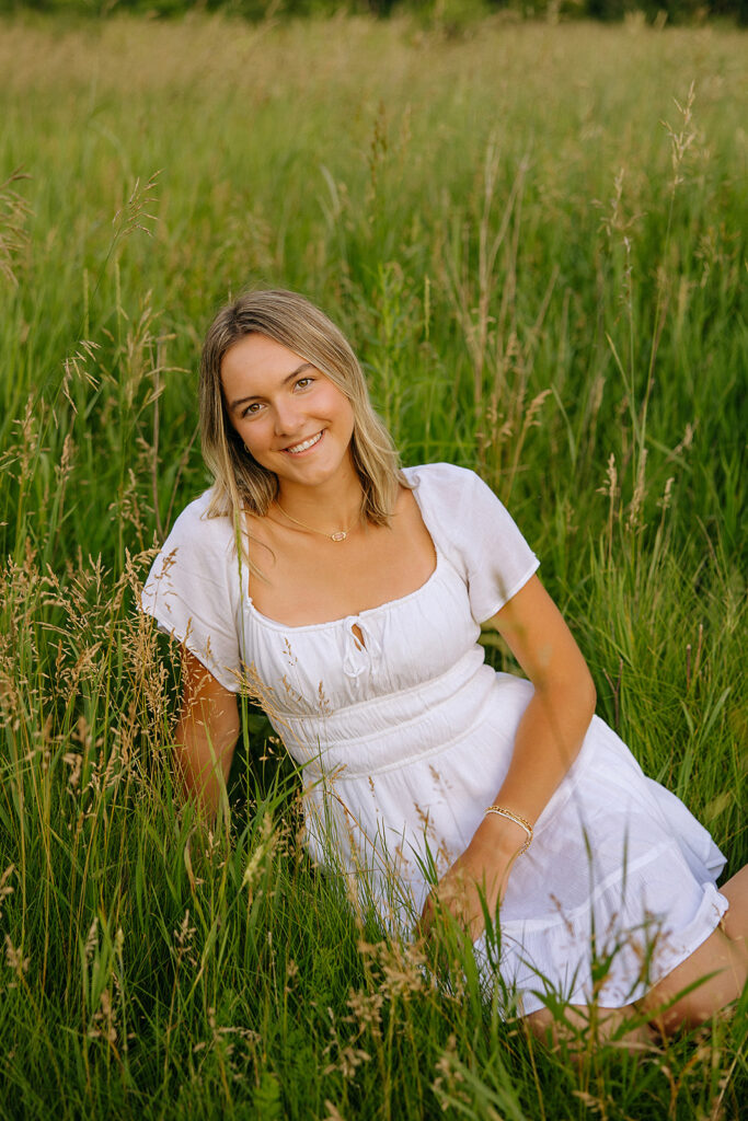 Summer flower field portraits.