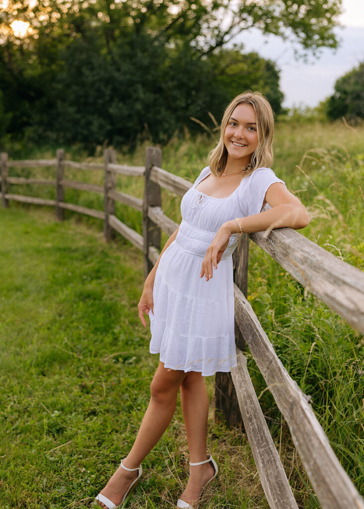 Summer flower field portraits.